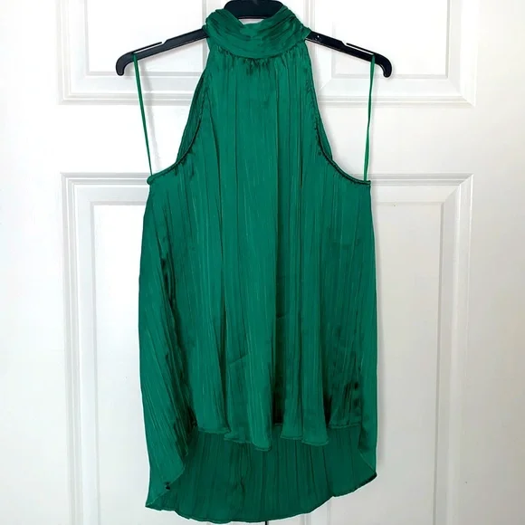 MANGO NWT Halter-neck pleated top - Picture 5 of 15